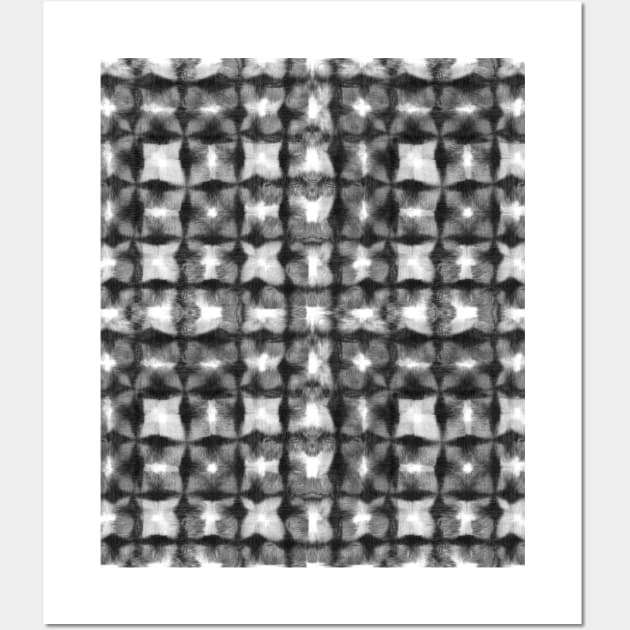 Black, gray and white squares Wall Art by marufemia